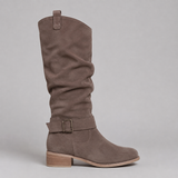 Sleek Knee High Boots for Women with a Full Side Zip