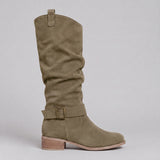 Sleek Knee High Boots for Women with a Full Side Zip