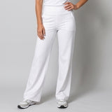Graceful Women's High Waisted Trousers with Full Length Wide Legs
