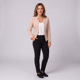 Timeless Women's Blazer with Clean Lines and Tailored Silhouette