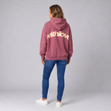 Effortless Unisex Printed Hoodie with Relaxed Shape and Bold Lettering