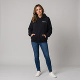 Effortless Unisex Printed Hoodie with Relaxed Shape and Bold Lettering