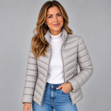 Effortless Women's Puffer Jacket With Sleek Quilted Design