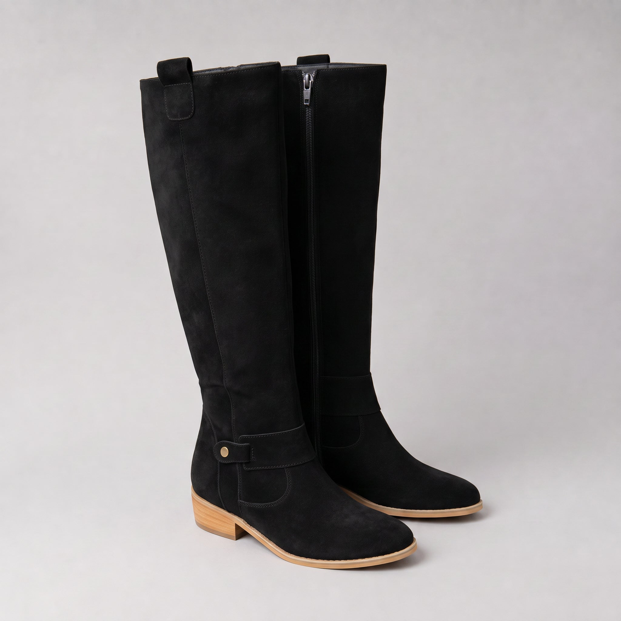 Women's knee high boots with a low block heel by Ivy & Co, image 3 of 4