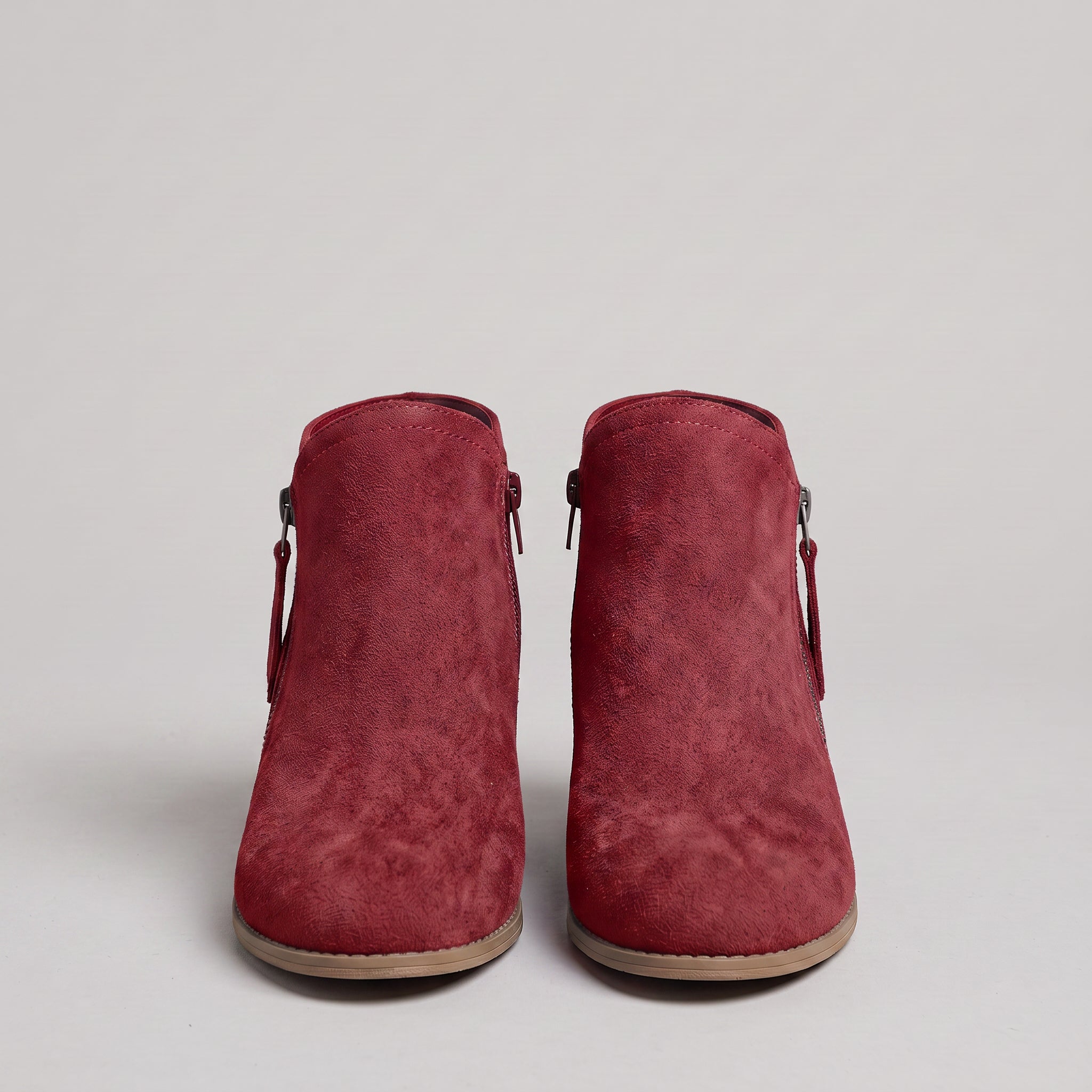 Women's textured ankle boots with a side zip by Ivy & Co, image 3 of 6