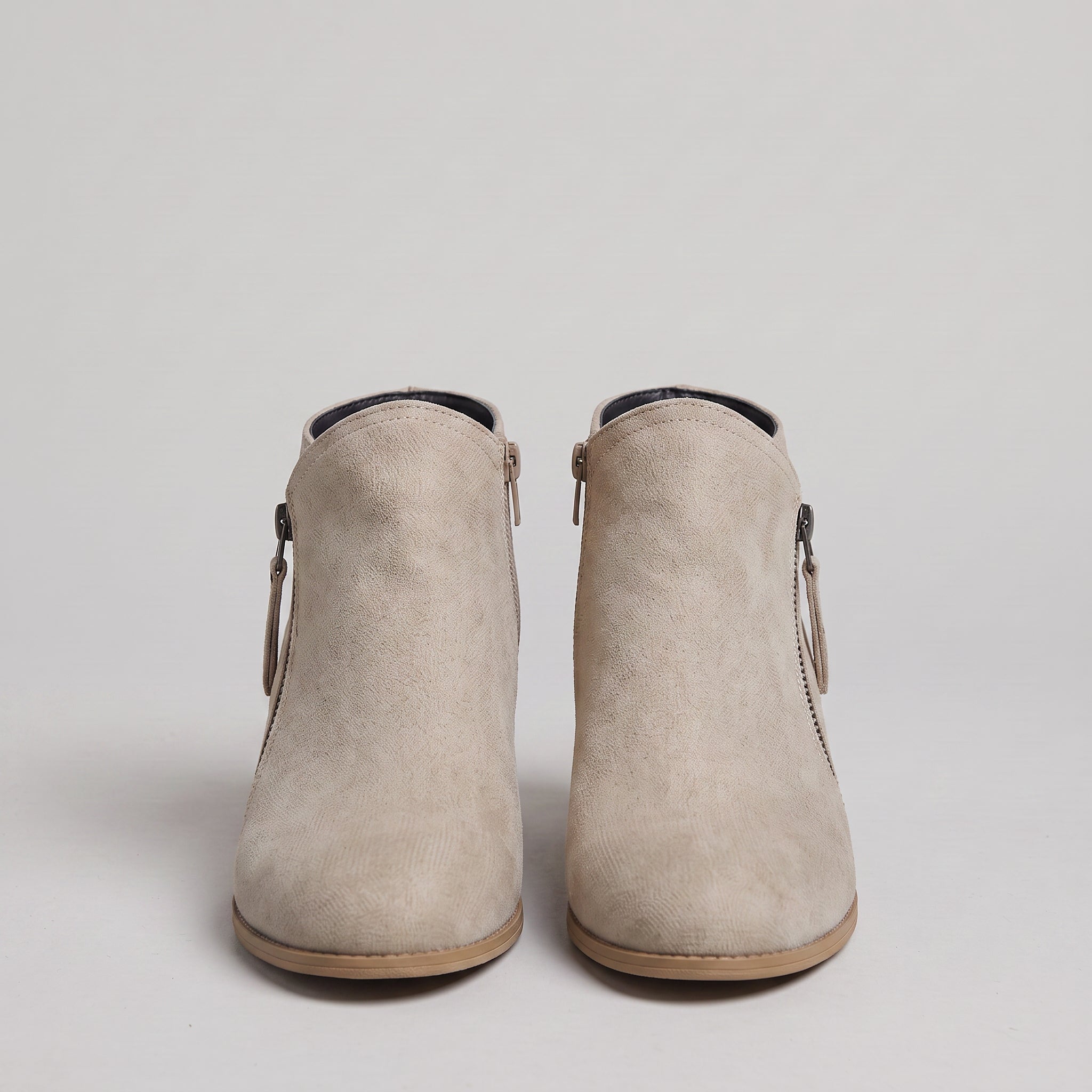 Women's textured ankle boots with a side zip by Ivy & Co, image 4 of 6