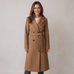Women's belted coat in a full-length cut by Ivy & Co, image 1 of 5