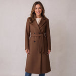 Women's belted coat in a full-length cut by Ivy & Co, image 3 of 5