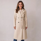 Women's belted coat in a full-length cut by Ivy & Co, image 5 of 5