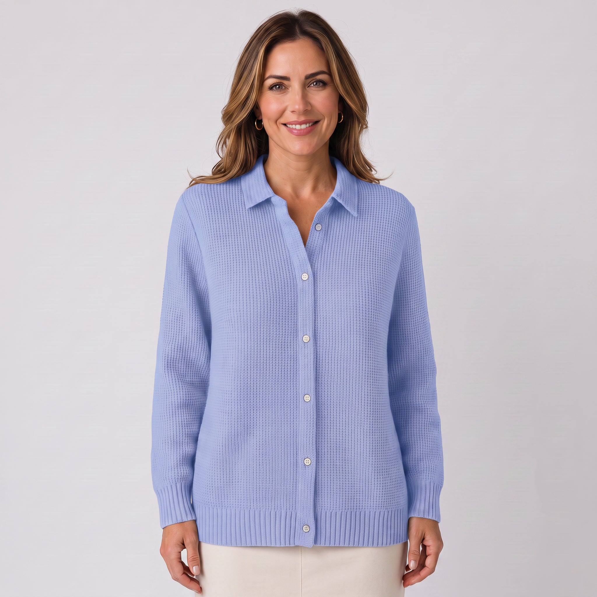 Women's button-through cardigan by Ivy & Co, image 2 of 4