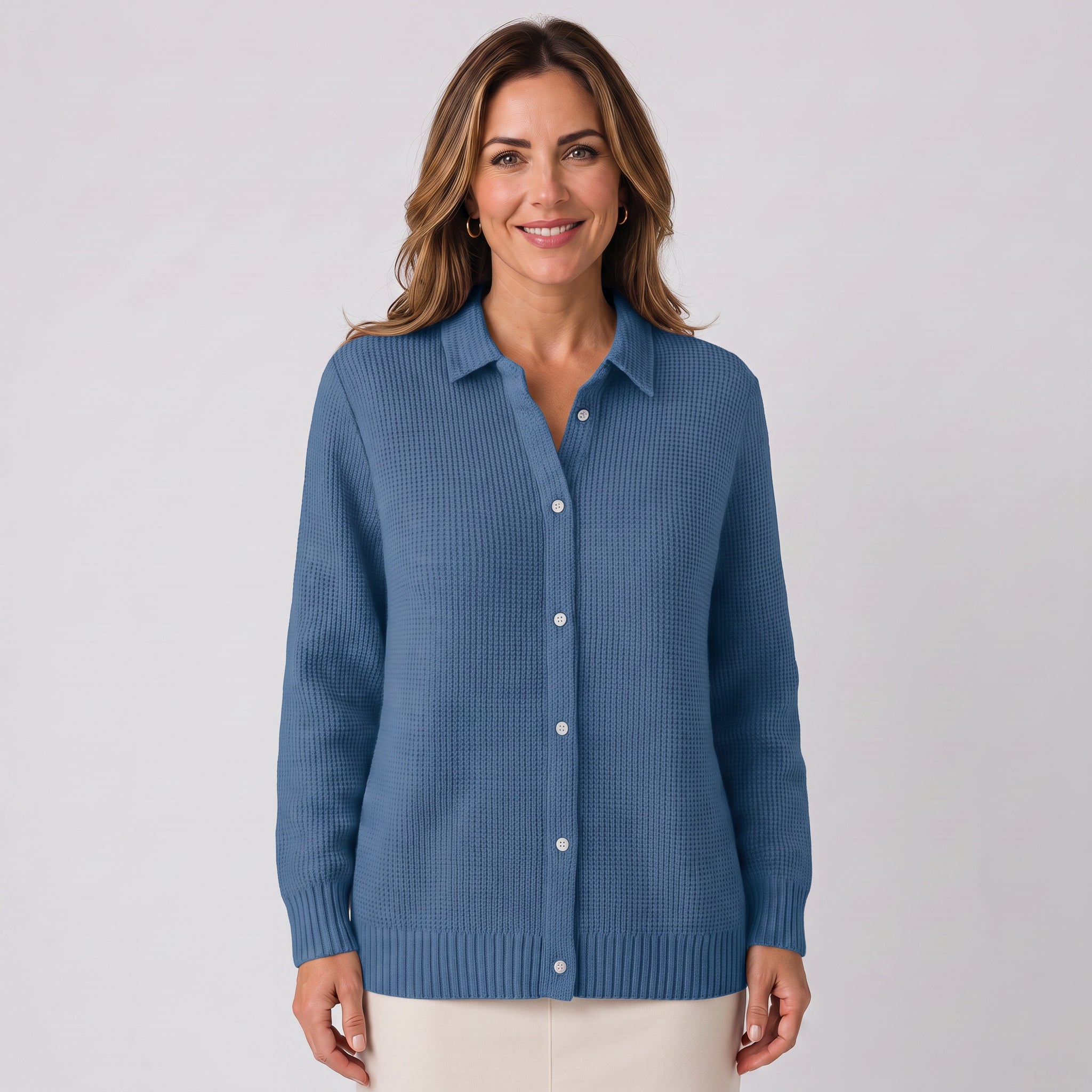 Women's button-through cardigan by Ivy & Co, image 3 of 4