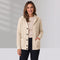 Women's hooded rib-knit cardigan by Ivy & Co, image 1 of 3