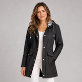 Women's hooded jacket with a full-length zip by Ivy & Co, image 2 of 6