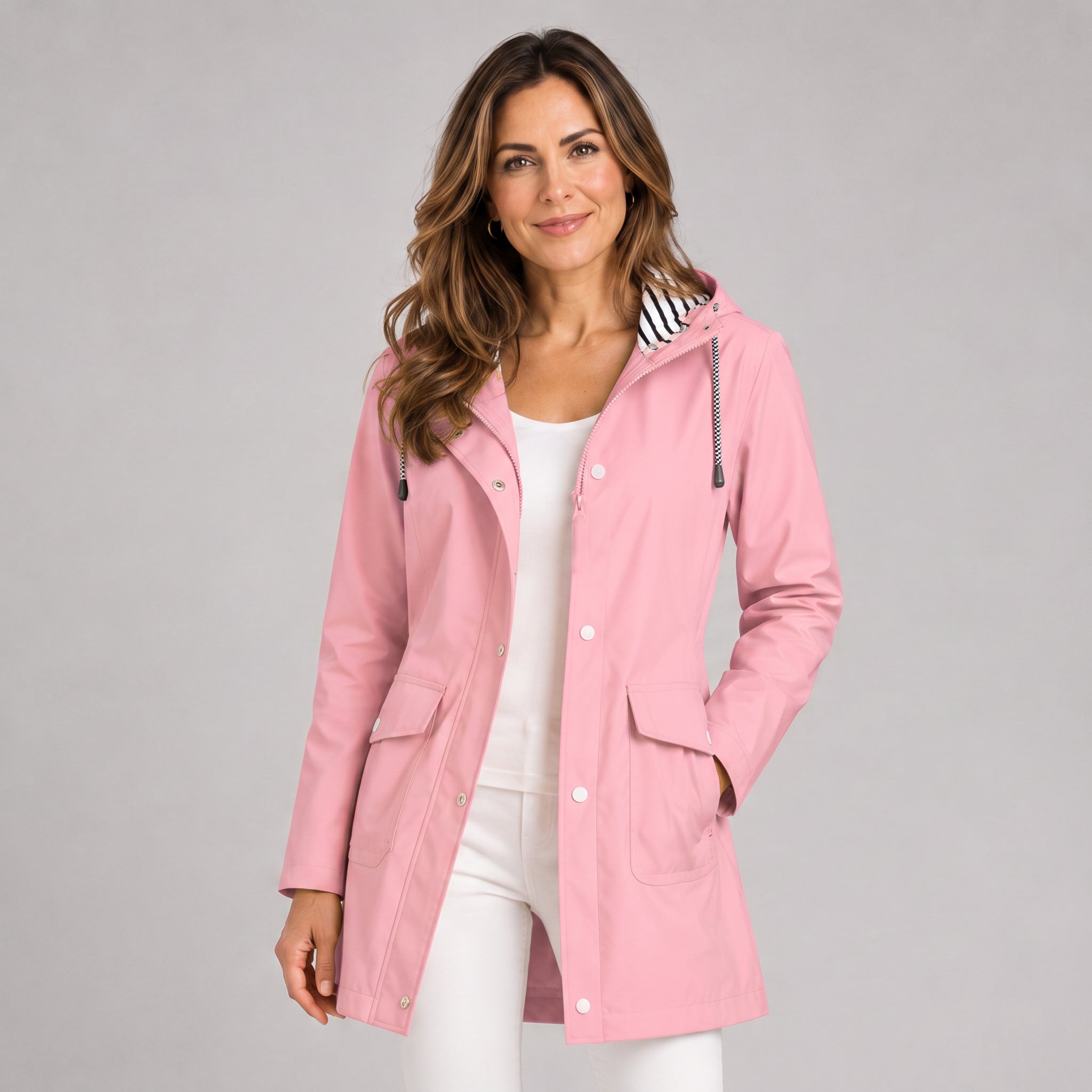 Women's hooded jacket with a full-length zip by Ivy & Co, image 6 of 6