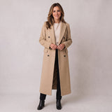 Women's coat with a notched lapel collar by Ivy & Co, image 1 of 6