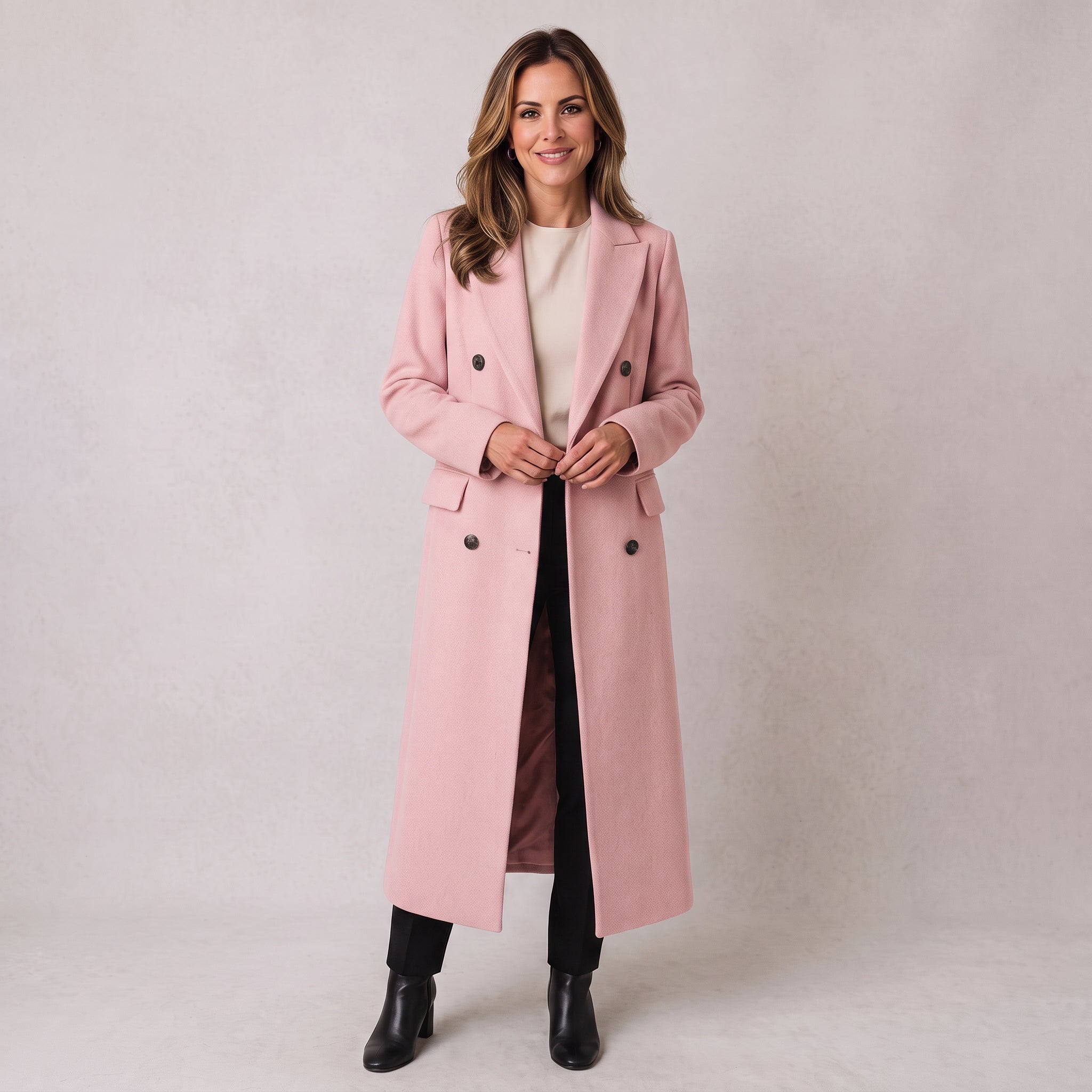 Women's coat with a notched lapel collar by Ivy & Co, image 6 of 6