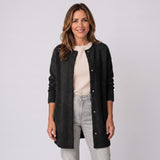 Women's long open-front cardigan by Ivy & Co, image 2 of 7