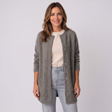 Women's long open-front cardigan by Ivy & Co, image 4 of 7