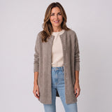 Women's long open-front cardigan by Ivy & Co, image 5 of 7