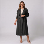 Women's long trench coat by Ivy & Co, image 2 of 6