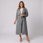 Women's long trench coat by Ivy & Co, image 3 of 6