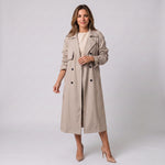 Women's long trench coat by Ivy & Co, image 4 of 6