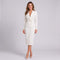 Women's tailored blazer midi dress with a notched lapel by Ivy & Co, image 1 of 4
