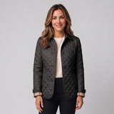 Women's quilted jacket with a collar and long sleeves by Ivy & Co, image 4 of 4