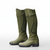 Women's knee high riding boots with a buckle strap by Ivy & Co, image 8 of 11