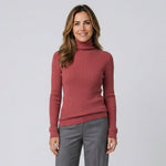Women's fine knit roll neck jumper by Ivy & Co, image 2 of 8