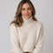 Women's roll neck jumper with long sleeves by Ivy & Co, image 1 of 2