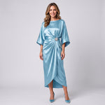 Women's wide-sleeve maxi dress by Ivy & Co, image 3 of 7
