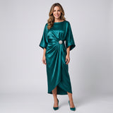 Women's wide-sleeve maxi dress by Ivy & Co, image 5 of 7