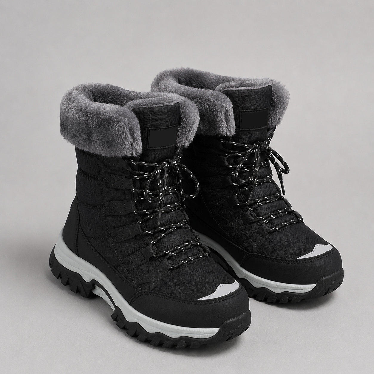 Women's lace-up winter boots with a faux fur trim by Ivy & Co, image 3 of 3