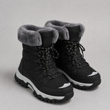 Women's lace-up winter boots with a faux fur trim by Ivy & Co, image 3 of 3